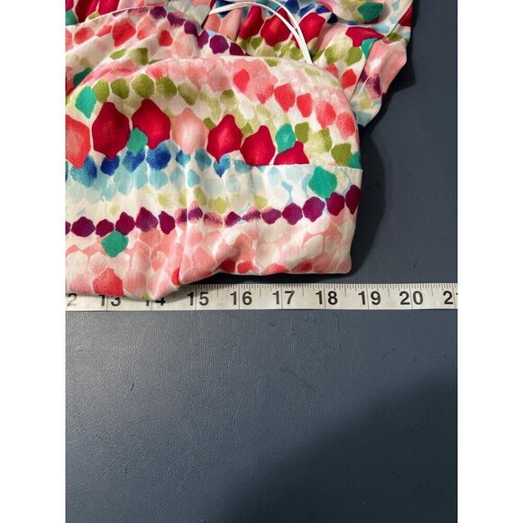 Colorful Sleeveless Boho Maxi Dress 1X With Smocked‎ Top Beachy Vacation Lagom - Picture 6 of 9